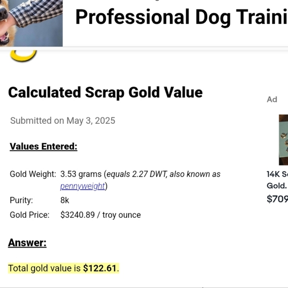 Womens, 333 (8kt) White Gold Bangle Bracelet. - Picture 5 of 9